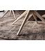 Invicta Interior Draaistoel LUGANO 360° auto-return met armleuningen 150 kg draagvermogen chenille tweed taupe - 49327