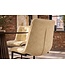 Invicta Interior Cantilever stoel MIAMI vierkante quilting microvezel antiek beige met zwart metalen frame - 49331