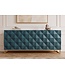 Invicta Interior Dressoir VULCANO 180cm 3D front mangohout turquoise met gouden metalen frame - 49492
