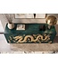 Invicta Interior Dressoir DRAGON 180cm 3D dragon front mangohout turquoise met goudkleurige details - 49493