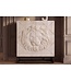 Invicta Interior Highboard LION 120cm 3D leeuwfront mango hout crème met zwart metalen frame - 49500