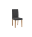 Invicta Interior Stoel GENUA grijs cord met rubberhout poten - 49515