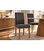 Invicta Interior Stoel GENUA grijs cord met rubberhout poten - 49515