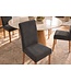 Invicta Interior Stoel GENUA grijs cord met rubberhout poten - 49515