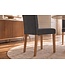 Invicta Interior Stoel GENUA grijs cord met rubberhout poten - 49515