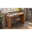 Invicta Interior Bureauafel MAKASSAR 100cm mangohout bruin honing afwerking - 49533