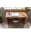 Invicta Interior Bureauafel MAKASSAR 100cm mangohout bruin honing afwerking - 49533
