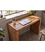 Invicta Interior Bureauafel MAKASSAR 100cm mangohout bruin honing afwerking - 49533