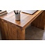 Invicta Interior Bureauafel MAKASSAR 100cm mangohout bruin honing afwerking - 49533