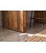 Invicta Interior Bureauafel MAKASSAR 100cm mangohout bruin honing afwerking - 49533