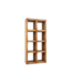 Invicta Interior Wandkast MAKASSAR 180cm 8 open vakken mangohout bruin honing afwerking - 49534