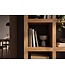 Invicta Interior Wandkast MAKASSAR 180cm 8 open vakken mangohout bruin honing afwerking - 49534