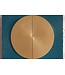 Invicta Interior Highboard AURUM 120cm gestructureerd front goud cirkelaccent turquoise mangowood gouden metalen poten - 49594