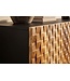 Invicta Interior Dressoir SHADES 180cm 3D front mangohout multicolour bruin met zwart metalen frame - 49604
