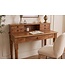 Invicta Interior Davenport kantoorbureau HEMINGWAY 90cm met laden open opbergvak mango hout honing afwerking - 49806