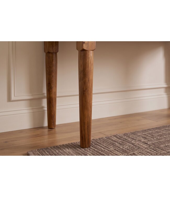 Invicta Interior Davenport kantoorbureau HEMINGWAY 90cm met laden open opbergvak mango hout honing afwerking - 49806