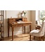 Invicta Interior Davenport kantoorbureau HEMINGWAY 90cm met laden open opbergvak mango hout honing afwerking - 49806
