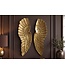 Invicta Interior Wanddecoratie FALLEN ANGEL 65cm engelenvleugels antiek goud - 70102