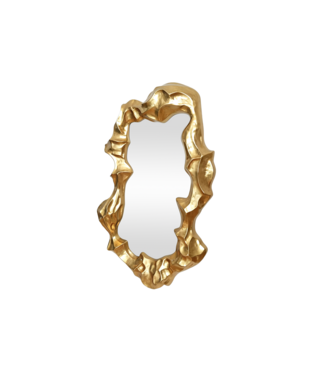 Invicta Interior Wandspiegel VENETIA 150cm asymmetrisch organische vorm goud - 70159