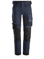 Snickers Workwear AllroundWork, Stretch Werkbroek Donker Blauw - Zwart