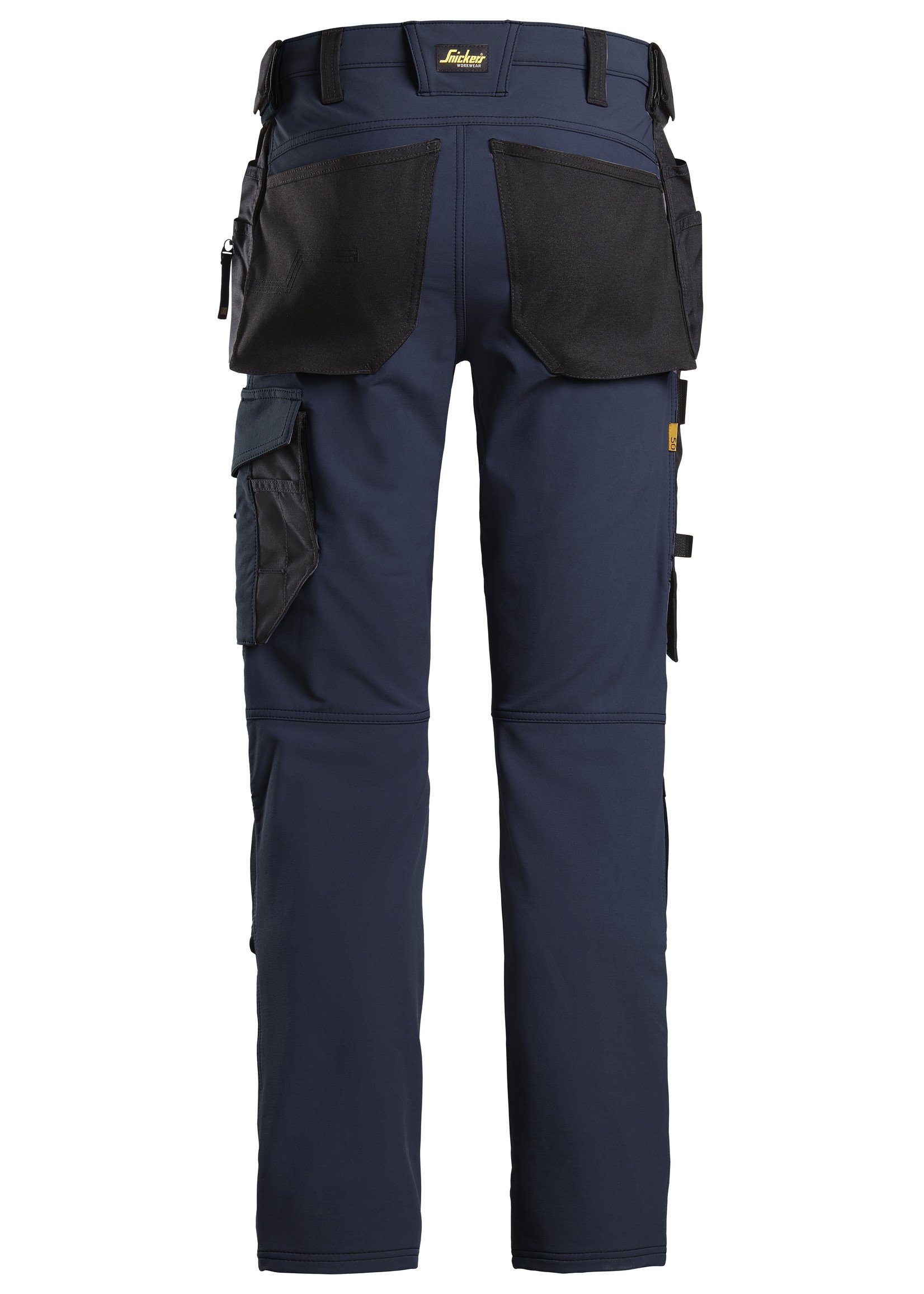 Snickers Workwear AllroundWork, Full Stretch Werkbroek met Holsterzakken Donker Blauw - Zwart