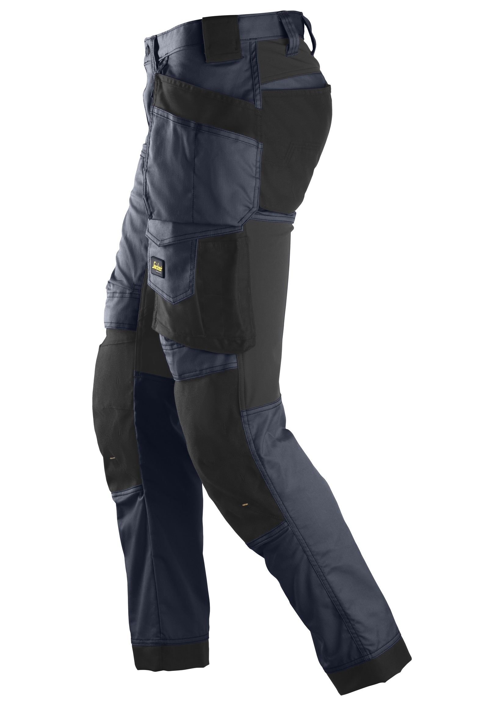 Snickers Workwear AllroundWork, Stretch Werkbroek met Holsterzakken Donker Blauw - Zwart