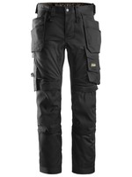 Snickers Workwear AllroundWork, Stretch Werkbroek met Holsterzakken Zwart - Zwart