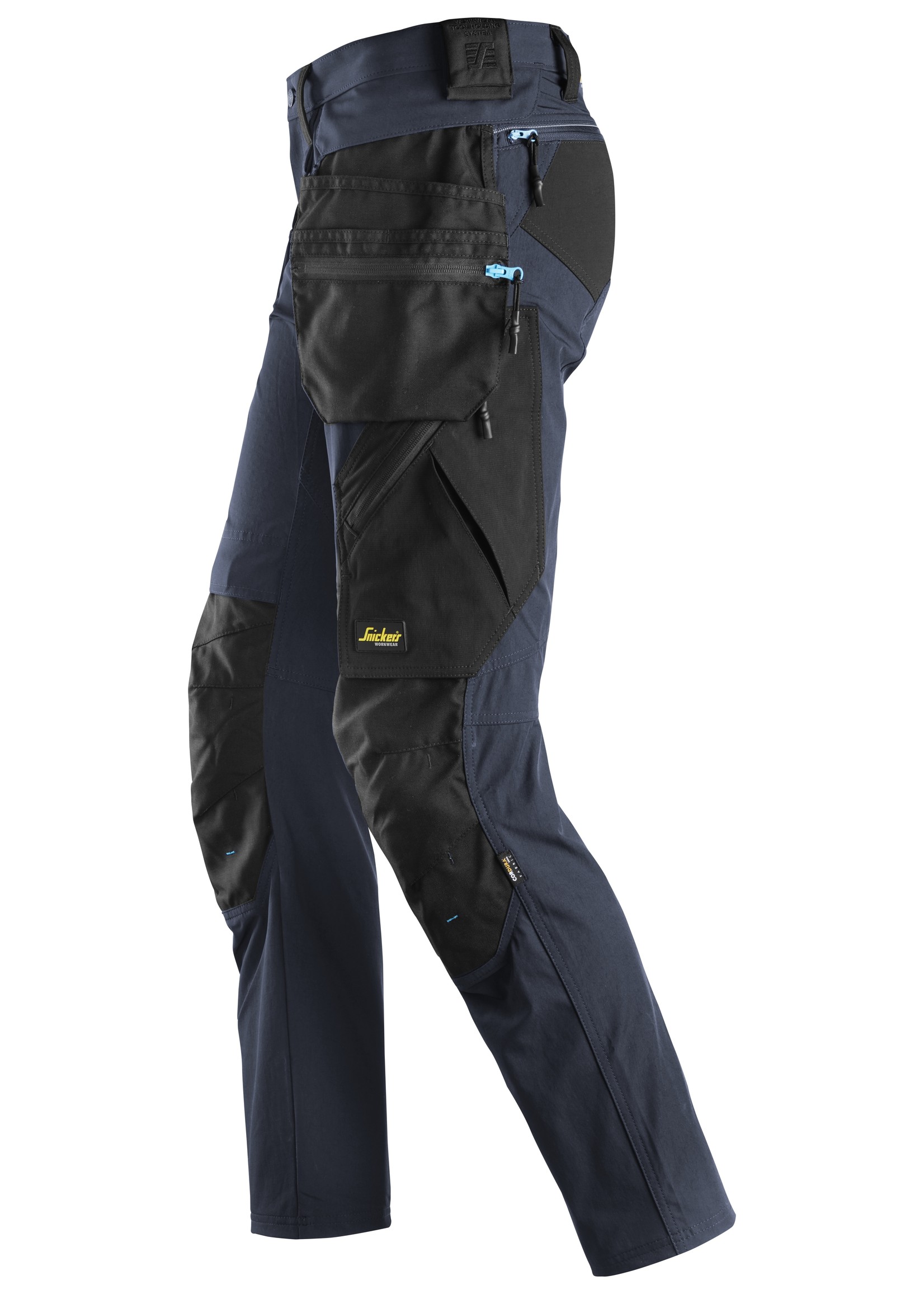 Snickers Workwear LiteWork, Werkbroek+ met afneembare holsterzakken Donker Blauw - Zwart