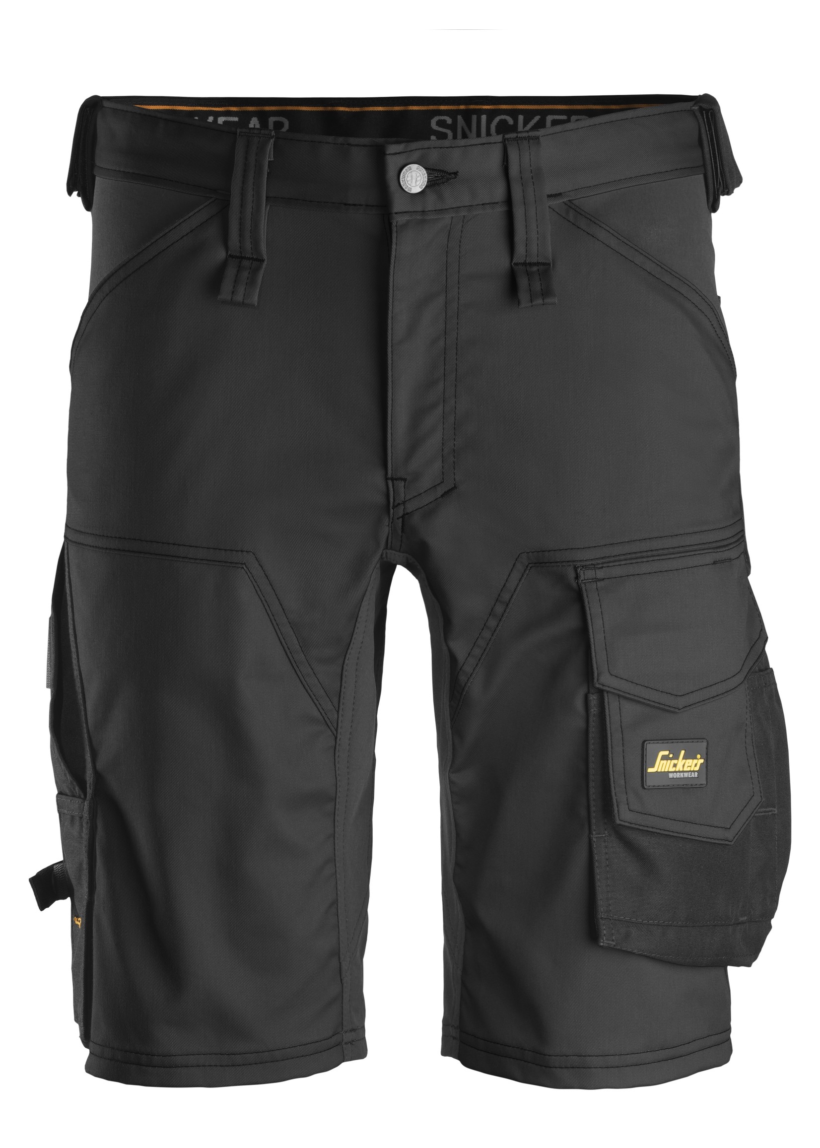 Snickers Workwear AllroundWork, Stretch Korte Broek Zwart - Zwart