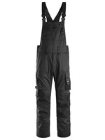 Snickers Workwear AllroundWork, Stretch Bib & Brace broek Zwart - Zwart