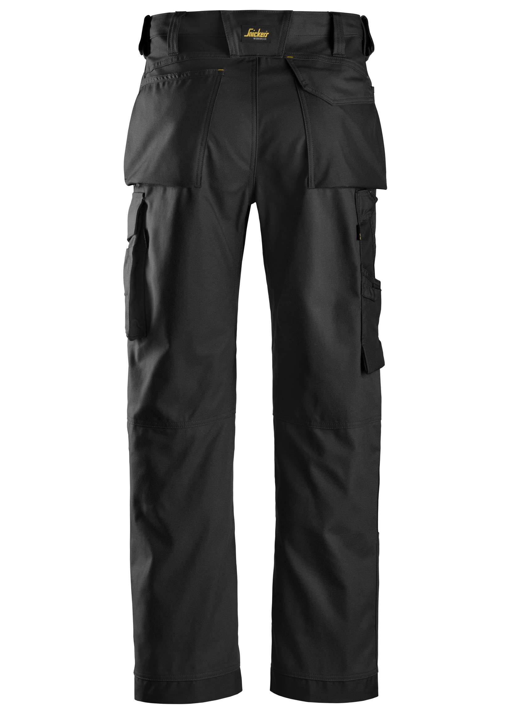 Snickers Workwear Canvas+™ Broek Zwart - Zwart