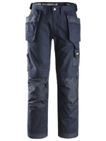 Snickers Workwear Canvas+ Broek met holsterpockets Donker Blauw - Donker Blauw