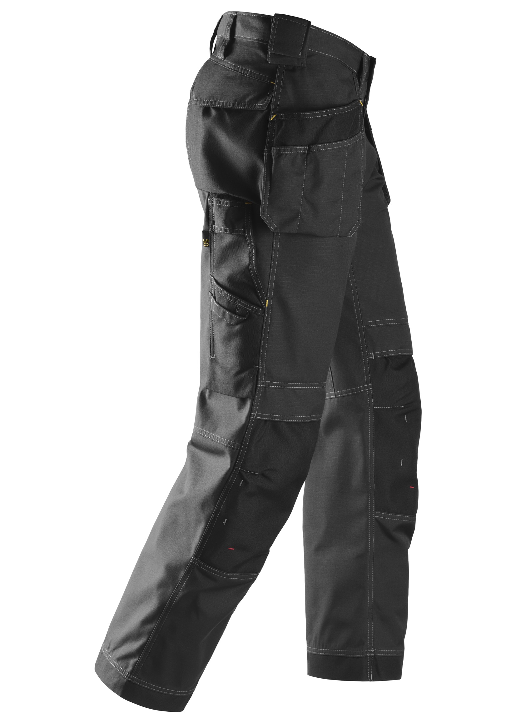 Snickers Workwear Werkbroek met holsterpockets, Rip-stop Zwart - Zwart