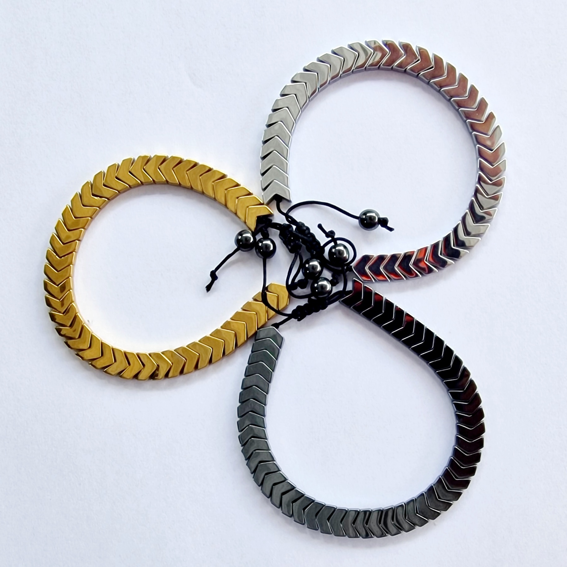 Hematietarmband Singapore Magneetarmbanden.nl