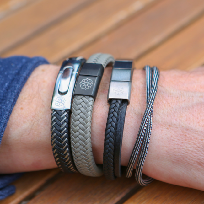 Magneet-Armbanden.nl Lederarmband Triëst