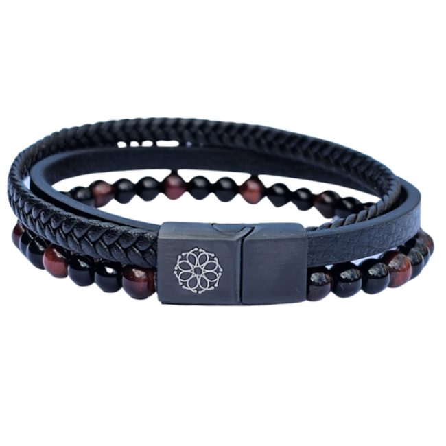 Magneet-Armbanden.nl Leren armband Brooklyn