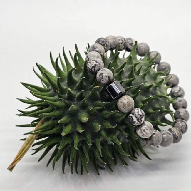 Magneet-Armbanden.nl Natuurstenen armband Map Stone