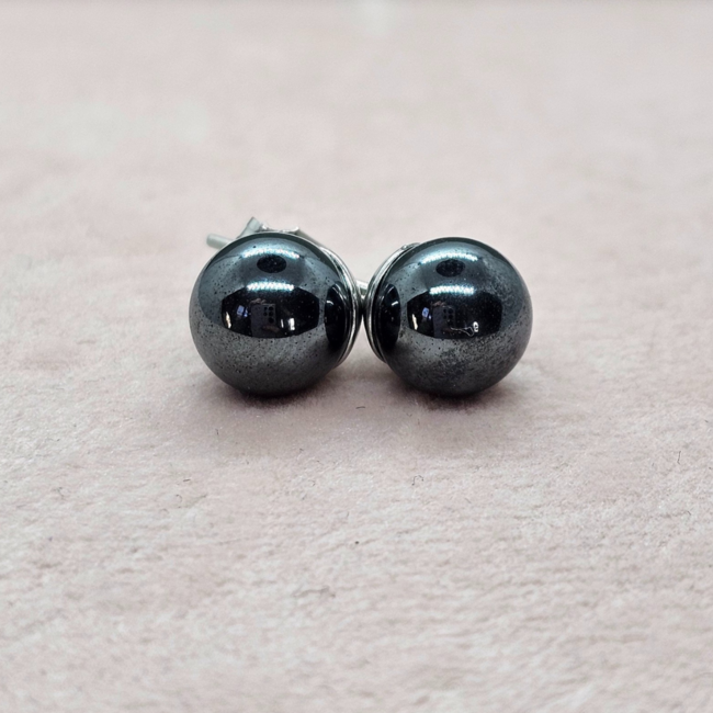 Magneet-Armbanden.nl Hämatit-Ohrring London