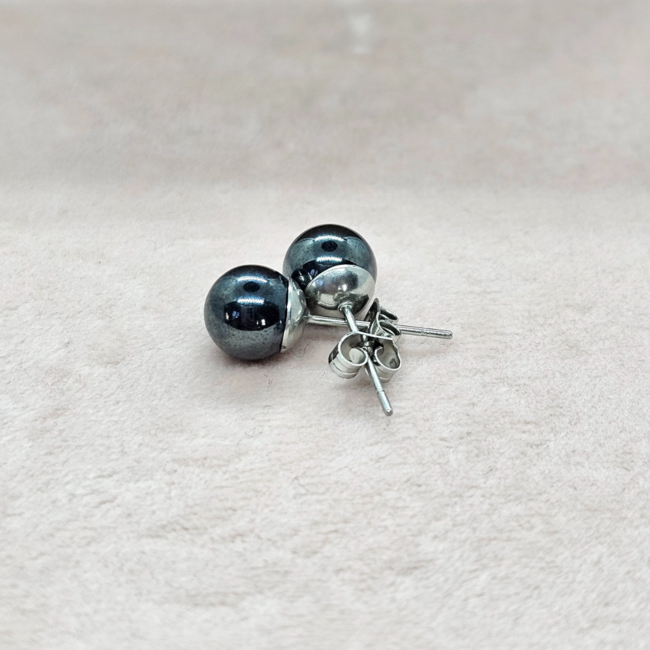 Magneet-Armbanden.nl Hematiet oorbel Londen