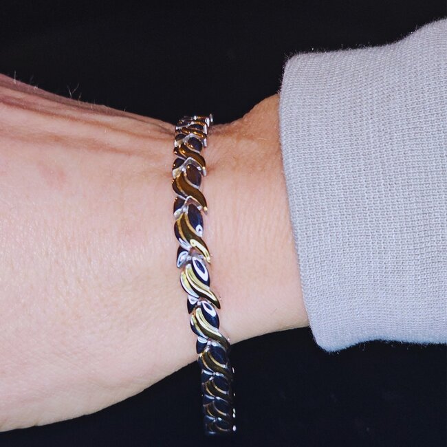 Magneet-Armbanden.nl Magnetarmband Livorno duo