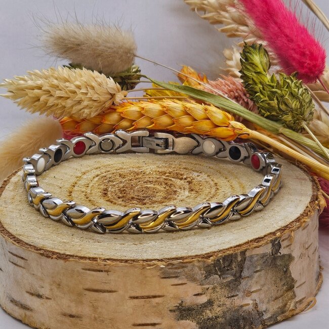 Magneet-Armbanden.nl Magnetarmband Livorno duo