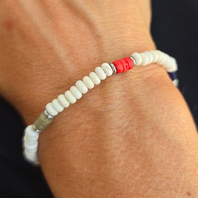 Magneet-Armbanden.nl Natursteinarmband Daaibooi