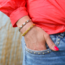 Magneet-Armbanden.nl St. Tropez Magnetarmband – Luxuriöses goldfarbenes Armband aus Chirurgenstahl | Magneten, Germanium & Wellness