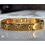 Magneet-Armbanden.nl St. Tropez Magnetarmband – Luxuriöses goldfarbenes Armband aus Chirurgenstahl | Magneten, Germanium & Wellness