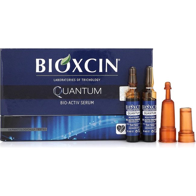 Bioxcin Quantum Bio-Active Serum  15x6 ml  Anti-Hair Loss Serum  With Biocomplex B11 & Peptides