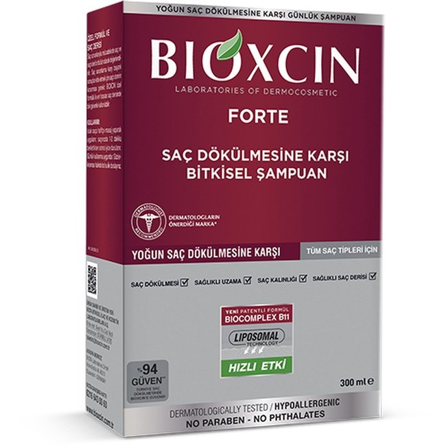 Bioxcin Forte Shampoo 300 ml  Highly Effective Against Hair Loss
