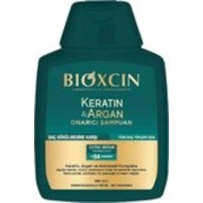 Bioxcin Keratin & Argan Oil Shampoo 300 ml – Restorative & Strengthening – Anti-Hair Loss – Paraben Free