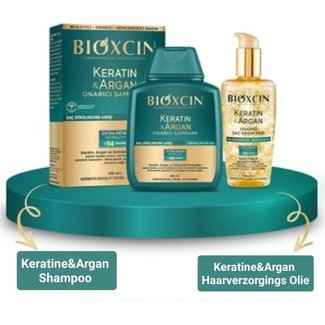 Bioxcin Keratin & Argan Repair Set Shampoo 300 ml + Öl 150 ml