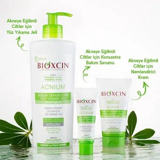 Bioxcin Bioxcin Acnium Set  Voor Problematische & Acnegevoelige Huid  Face Washing Gel