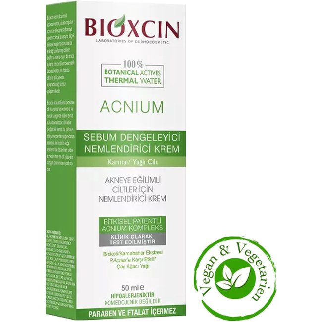 Acnium Sebum Balancing Hydrating Cream 50 ml  For oily and rough skin.